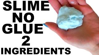 HOW TO MAKE SLIME WITHOUT GLUE! 2 INGREDIENTS! 3 WAYS! WITHOUT EYE CONTACT SOLUTION,BORAX,DETERGENT