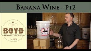 How to Make Banana Wine - Part 2