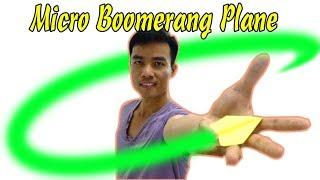 Cách Gấp Máy Bay Boomerang Ver 18 , Micro Origami Boomerang plane