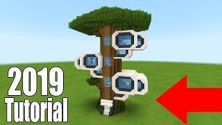 Minecraft Tutorial: How To Make A Ultimate Modern Survival Tree House 2019