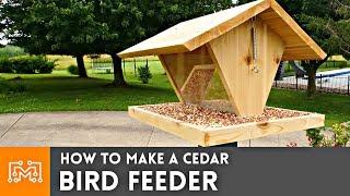 How to Make a Bird Feeder // Woodworking