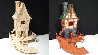 How to Make Witch House from Popsicle Stick