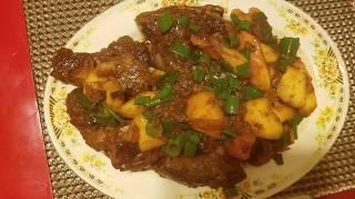 Rice Wine Marinated Pork with Mango Recipe