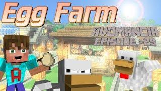 Minecraft: How to make an Egg Farm in Survival Minecraft | Chicken Coop | Avomancia Lets Play Ep29