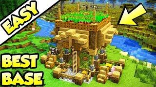 Minecraft All You Need Easy Survival Base Tutorial (How to Build)