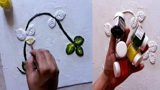 DIY Wall Decor | 3D pop-up Art | Simple Painting idea | Clay Art Painting | info TIME
