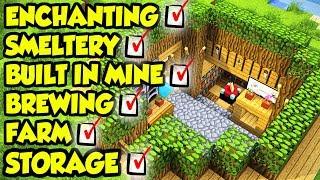 Minecraft Ultimate Survival House Tutorial (How to Build)