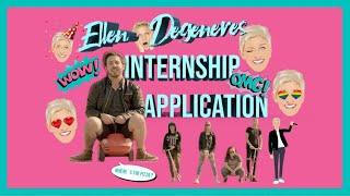 Ellen Degeneres -  Application Video For Internship :)