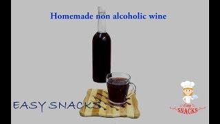 homemade non alcoholic wine