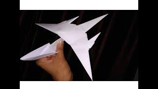 How to fold best fighter paper plane / how to make simply paper aeroplane / DIY Air plane Model