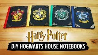 Harry Potter DIY Hogwarts House Notebooks | Sea Lemon
