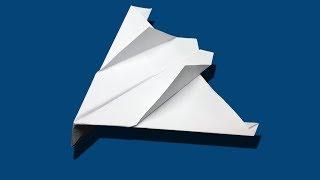 How to make an origami thunder airplane | Paper jet fighter plane flies well