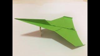 How To Make A Paper Airplane - Origami New Airplane That Flies - Easy Origami Paper Airplane