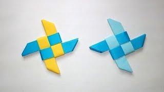 How To Make A Paper Ninja Star EASY - Simple Origami Ninja Star