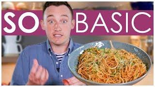 Easy 10-Minute Alfredo Pasta With Rosé Wine | #SoBasic