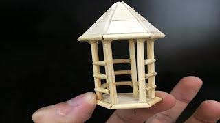 diy mini house popsicle sticks