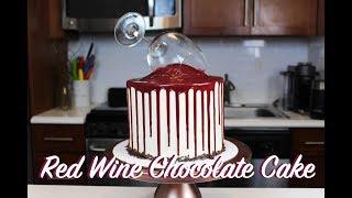 How To Make A Red Wine Chocolate Cake | CHELSWEETS