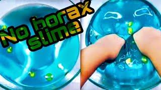 How to make a jiggly watery slime || no borax || best slime recipe