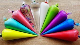 Making Slime Piping Bags - Crunchy Slime #51