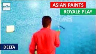 Asian Paints Royale Play Delta Texture Design Wall Painting
