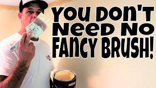 Easily Cut in and What Brush to use when Interior Painting Fast like a Pro!