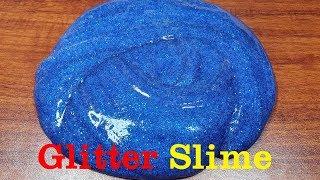 Water Glitter Slime, How to Make Glitter Slime No Borax
