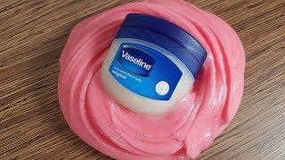 How to make  Chewing fluffy vaseline slime - No Borax