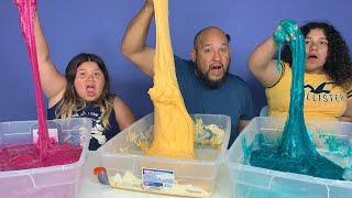 Making Slime with One Hand Challenge