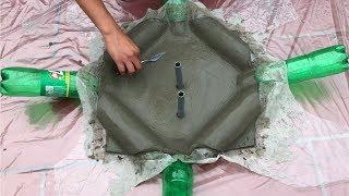 DIY - ❤️ CEMENT CRAFT IDEAS ❤️ - Idea of making a beautiful waterfall at home