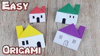 Origami House Paper | How To Making Easy Folding Instructions House Tutorial | DIY Paper Home Crafts