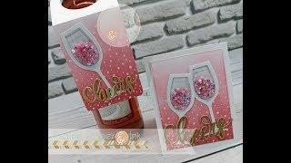 Cheers Shaker Card & Wine Tag