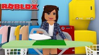 DOING OUR LAUNDRY in Bloxburg | New Cleaning Update