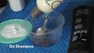 how to make sunsilk shampoo slime  (no borax) (no glue) - slime with sunsilk shampoo | Slime Videos