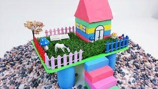 Learn Colors and How To Make Rainbow House On Stilts with Kinetic Sand | TicTic Toys