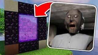 How To Make a Portal to the GRANNY HORROR Dimension in Minecraft Pocket Edition