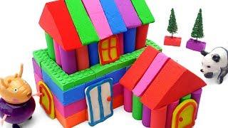 Diy How to Make House Animal Rainbow Kinetic Sand Nursery For Kids