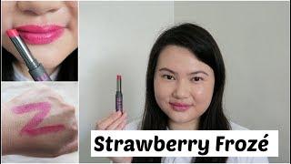 Bite Beauty Outburst Longwear Lip Stain Strawberry Frozé Review + Swatch + Try On | Tracey Studio
