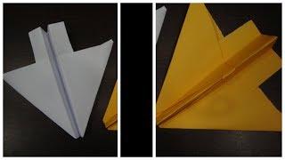 Paper craft airplane. How to make easy paper airplanes.