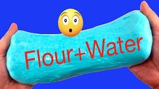 How To Make Slime With Flour and Water!! DIY Slime Without Glue