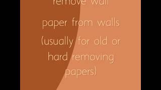 HOW TO REMOVE OLD WALL PAPER FROM WALLS BY BRUSH MAGIC