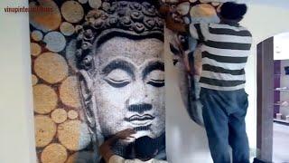 How to Install 3D Wallpaper || Wallpaper installation in India in Hindi | wallpaper pasting India