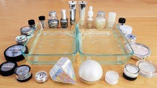 Diamonds vs Pearls - Mixing Makeup Eyeshadow Into Slime! Special Series 88 Satisfying Slime Video