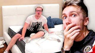 I Spent the Night in Mini Ladds House & He had No Idea... (24 Hour Challenge)