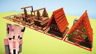 Minecraft Tutorial: How to Build a Cottage House/Fancy Log Cabin