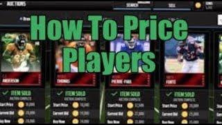 How To Price Your Players On Madden Overdrive Auction House To Make a Huge Profit!