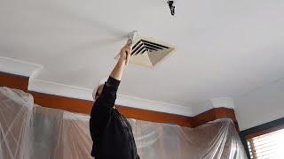 Priming & Painting a new Drywall Plasterboard Ceiling