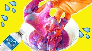HOW TO MAKE SLIME FROM WATER (NO GLUE) DIY NO GLUE WATER SLIME EDIBLE!
