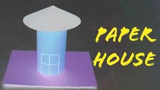How to make easy and simple paper house/DIY house tutorial/Paper Crafts for kids/The Best Crafts