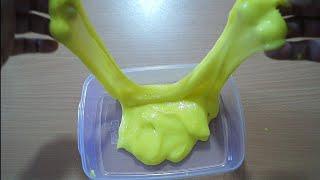 How To Make Slime At Home | How To Make Slime | How To Make Lemon Yellow Slime