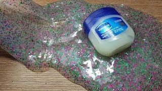Vaseline Glitter Slime No Borax, How to make Vaseline Glitter Slime